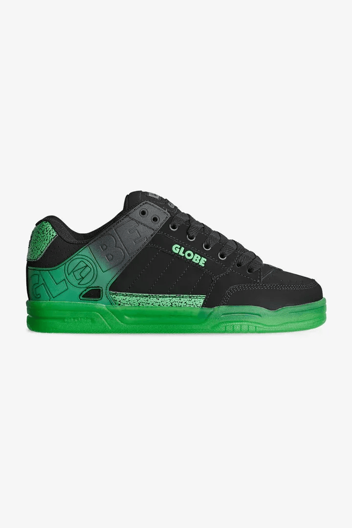 Tilt - Black/Green Stipple - Skate Shoes
