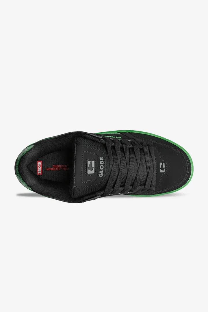 Tilt - Black/Green Stipple - Skate Shoes