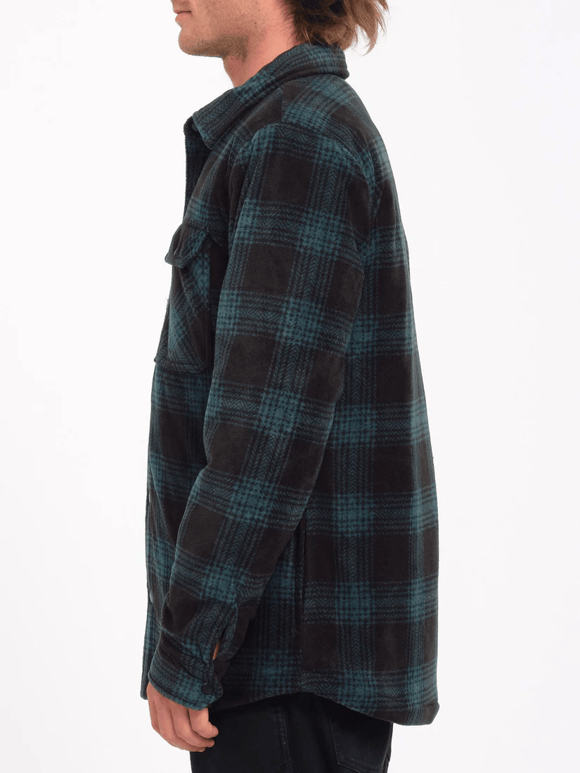 BOWERED FLEECE LS