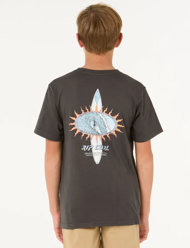 RAW ENERGY SKULL TEE -BOY