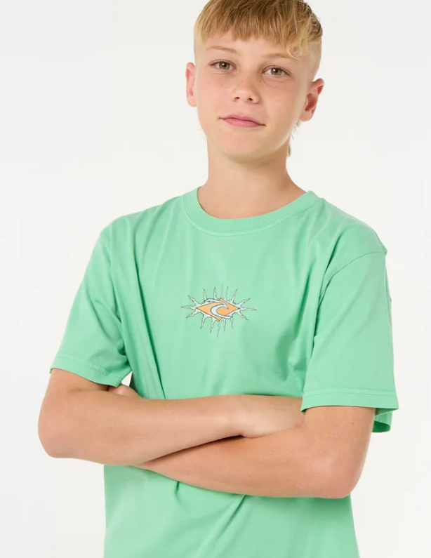 RAW ENERGY SKULL TEE -BOY