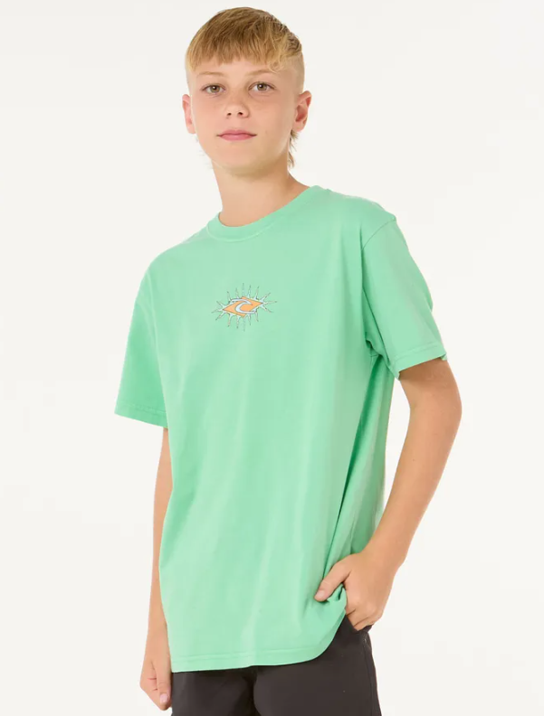 RAW ENERGY SKULL TEE -BOY